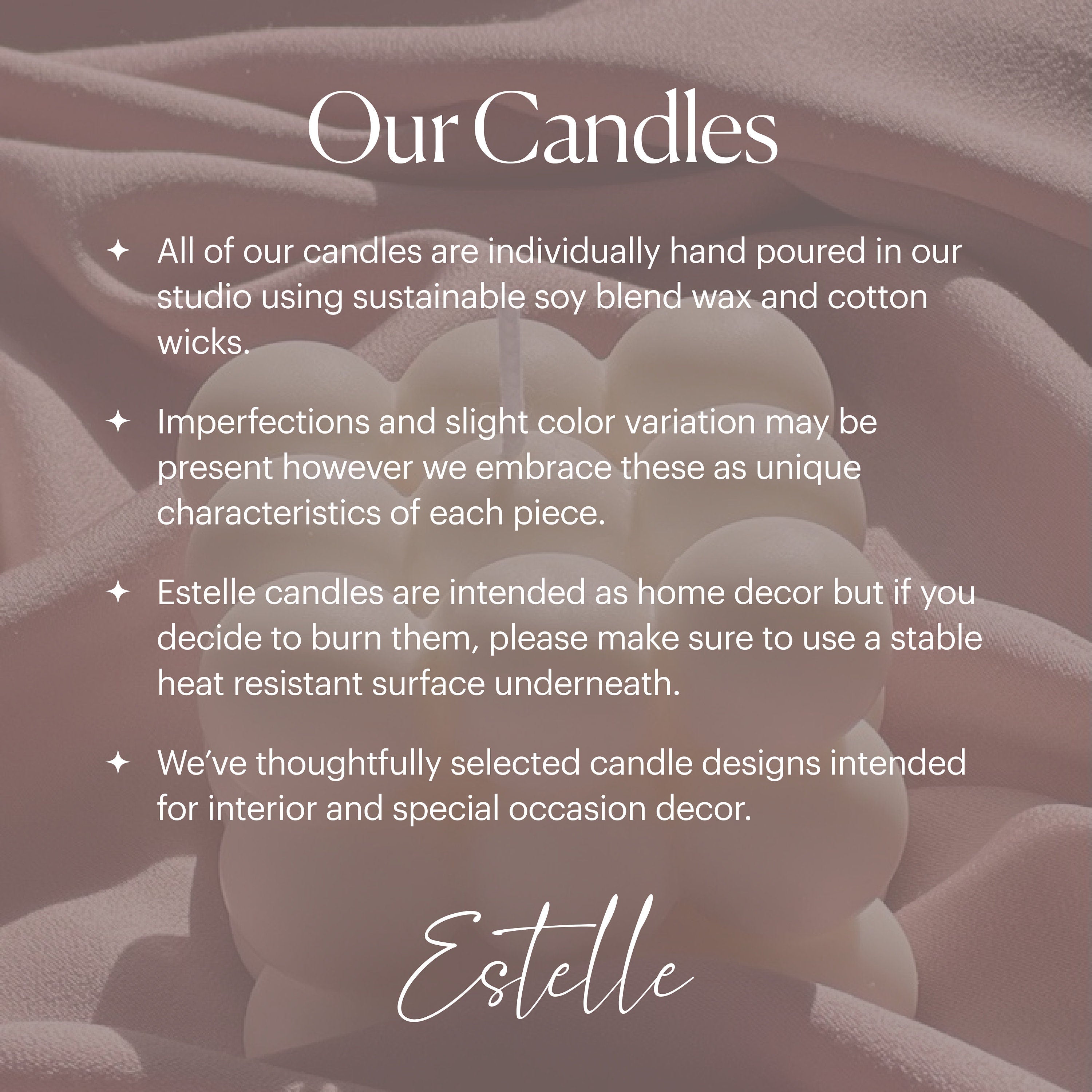 Hand Poured Soy Wax Candle Duo: Geometric Vase Pillar Candles