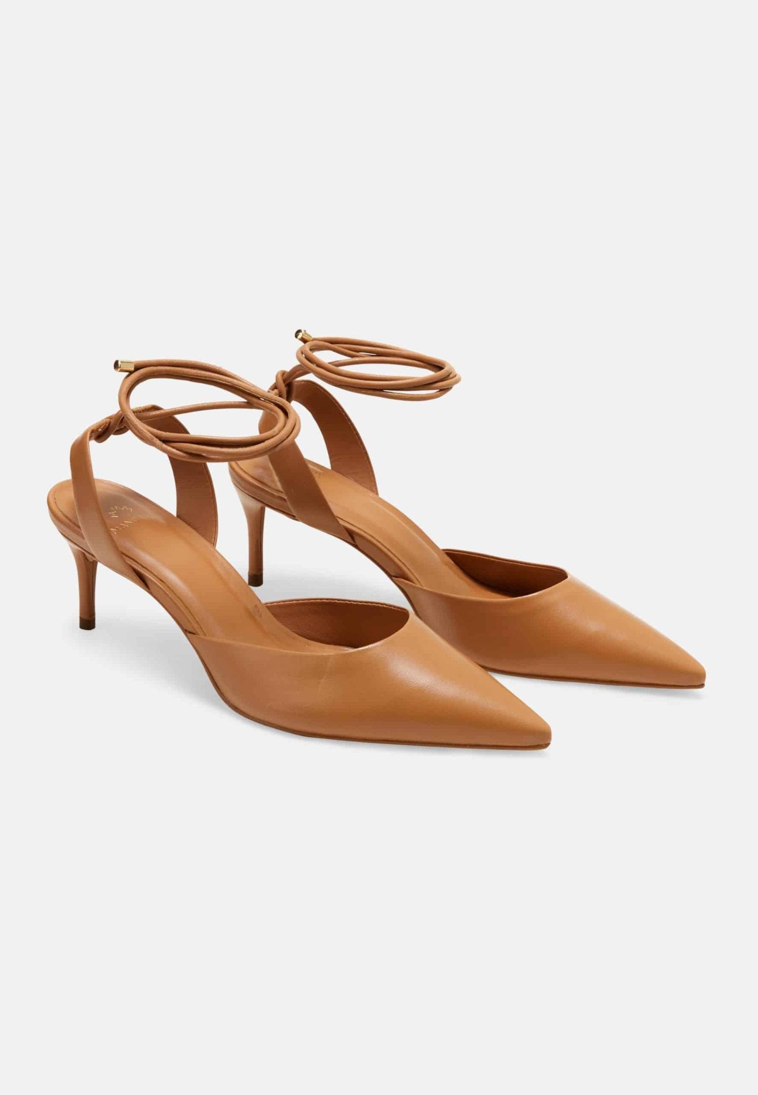 Goat Leather Pointed Toe Heels – Elegant Women’s Pumps